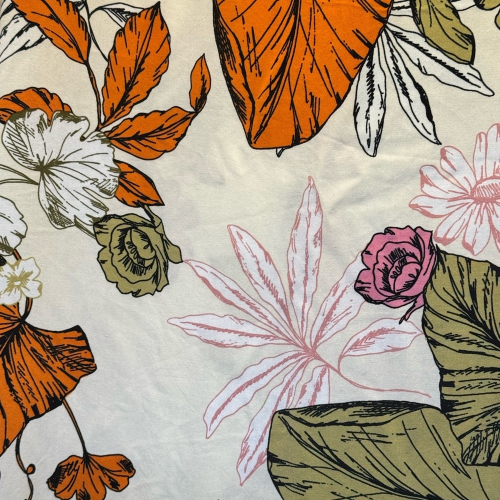 Women's Floral print cover up - Picture 3 of 4